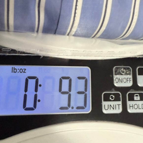 Ralph Lauren Men Dress Shirt Large 17.5 32/33 Blue White Stripes Formal Prep - Picture 14 of 14